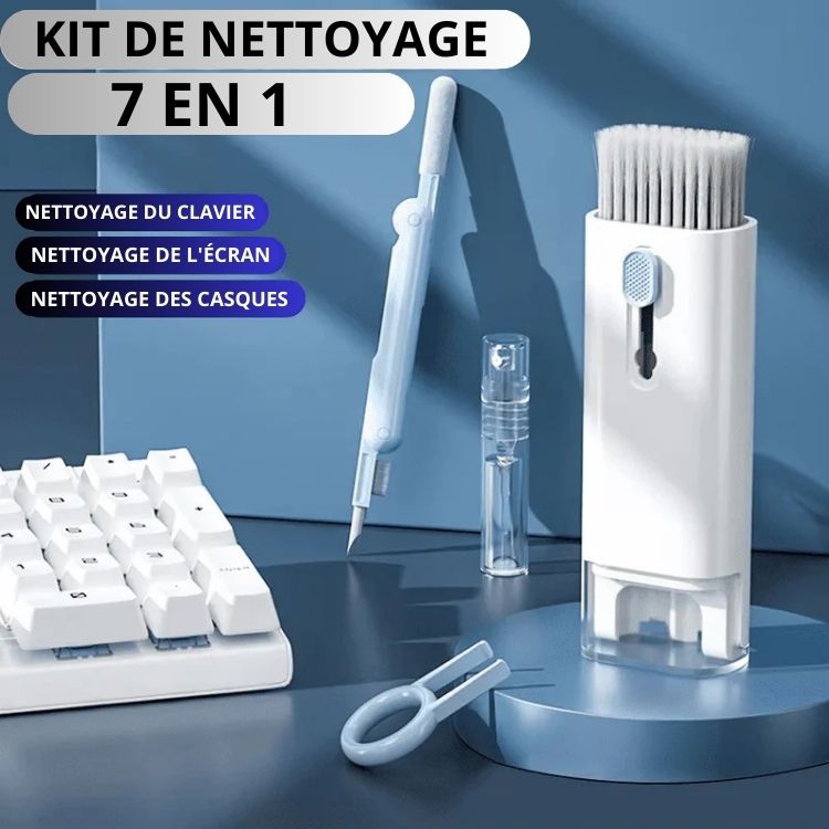 Kit de nettoyage professionnel 7 en 1